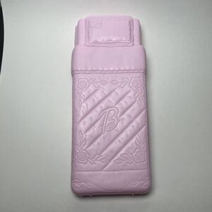 2002 Barbie Living In Style Replacement Pink Floral Bed With “B" Monogram